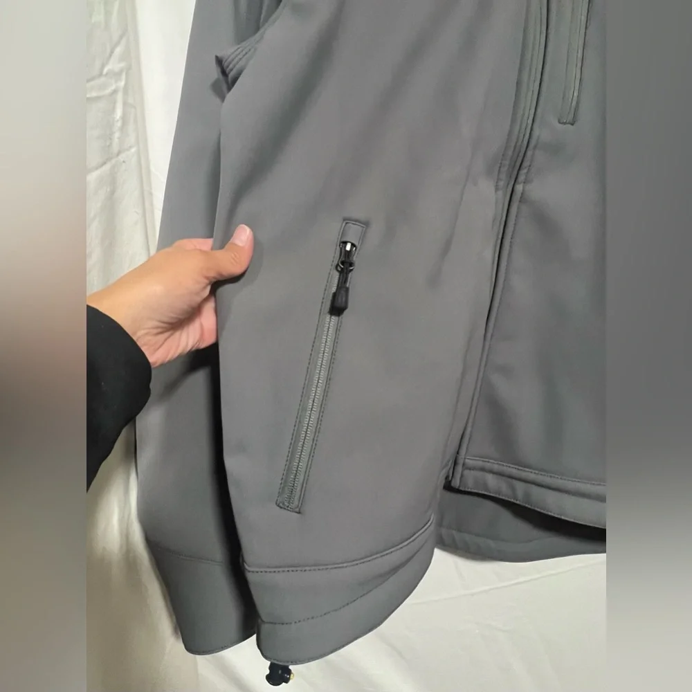NWT Carhartt Gray Crowley Jacket Outdoor Work Wear Windbreaker Waterproof